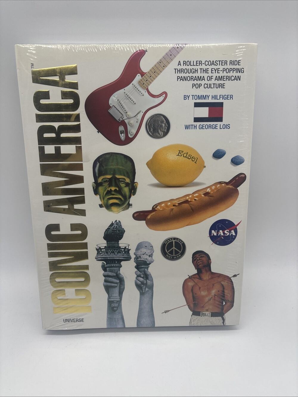 Iconic America coffee table book, Tommy Hilfiger with George Lois Brand New